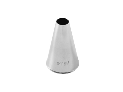 Nozzle simple 11 mm stainless steel