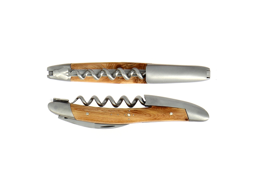 Corkscrew, Laguoile, Handle of juniper wood