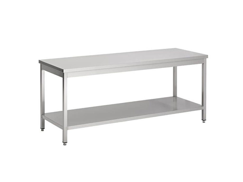 Table RF 1400x700x850 Smooth with shelf FLAT