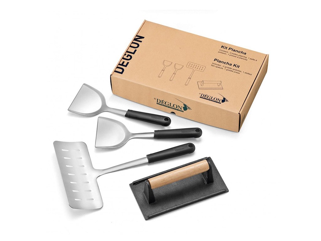 Grill package 4 pcs. Palettes and Grill press