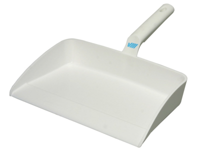 Dustpan plastic, white, 29 cm wide