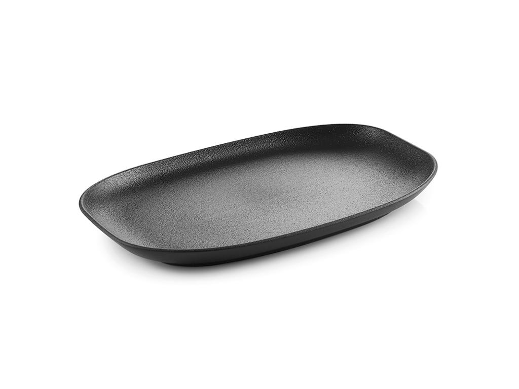 Plate Rectangular 29x18 cm Cast Iron style Club