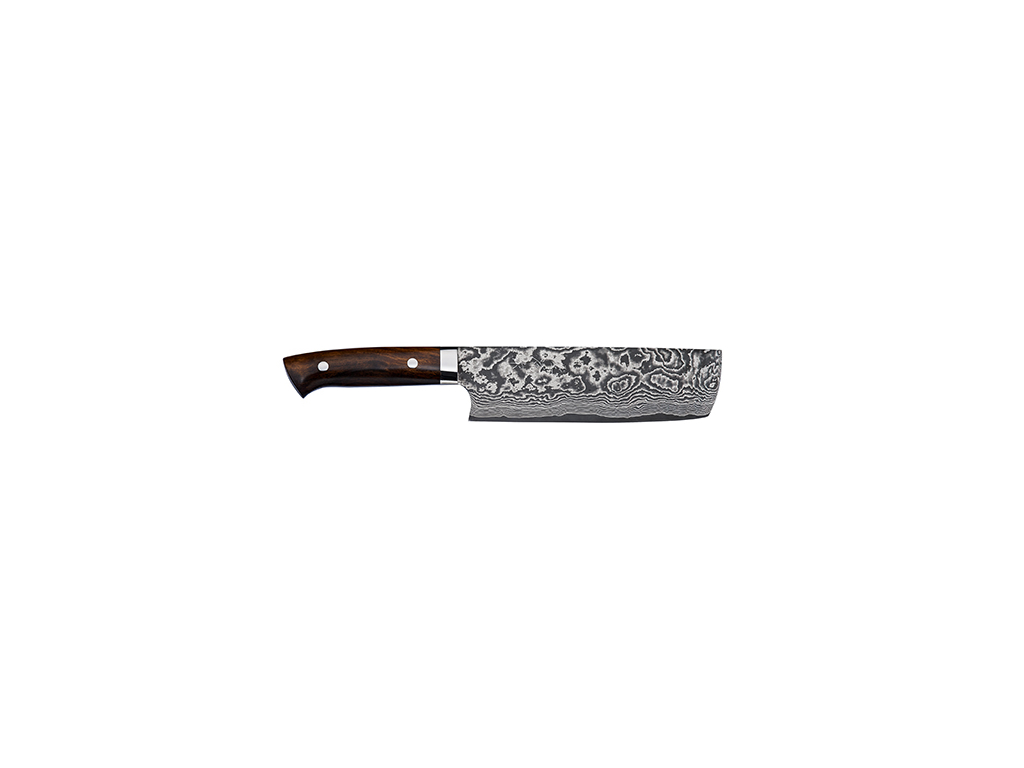Nakiri knife, 17 cm, Takefu, VG-10, 61 layers, Ironwood handle