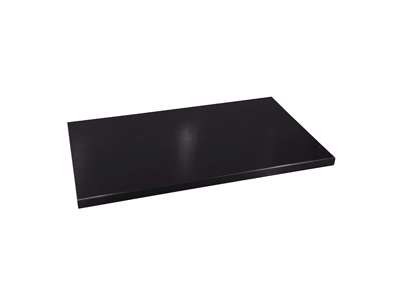 Cutting board polyd Black 40x25x2 cm with bump