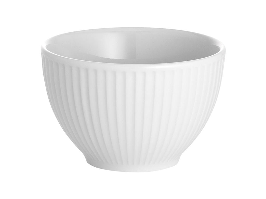 Bowl Plissé 18 cl 9 cm White