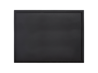 Board 60x80 cm black lacquered wood frame