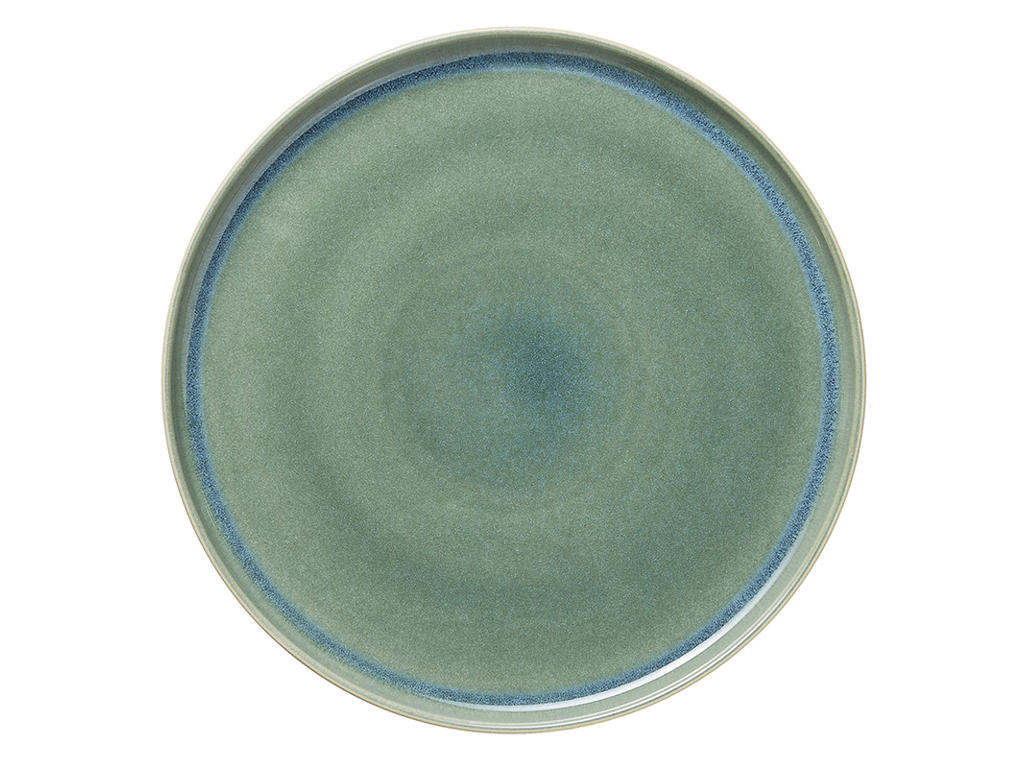 Stoneware Plate Green Ø33cm 30mm