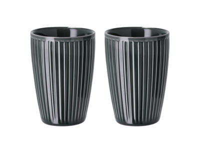 Thermal Mug Plissé 25 cl 8x12 cm 2 pcs. Midnight Blue