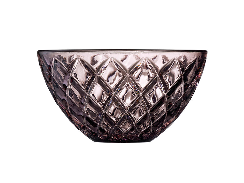Bowl Sorrento 12 cm 4 pcs. Pink Glass