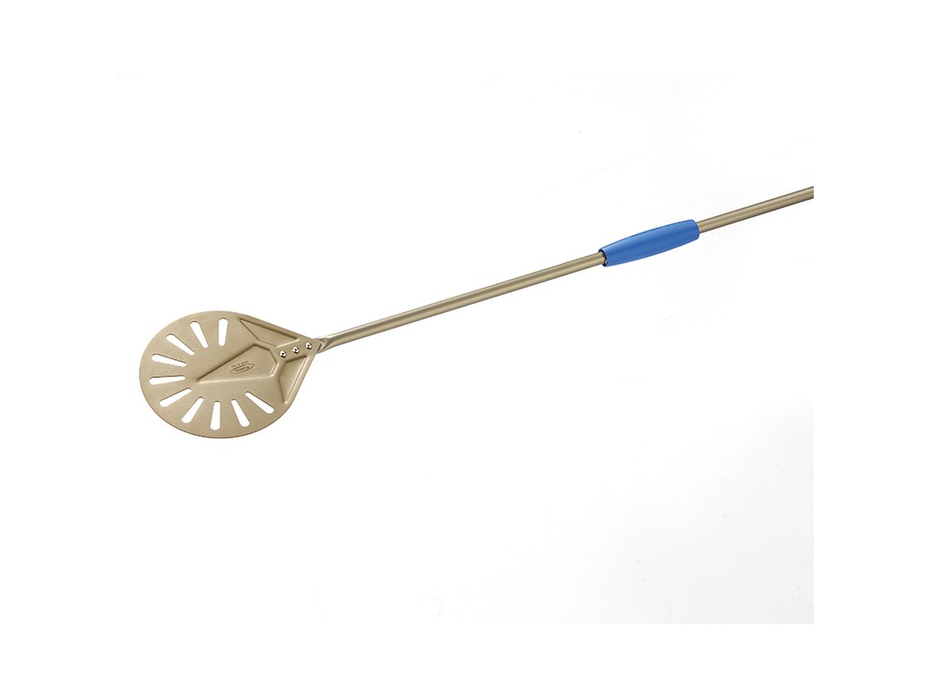 Pizza shovel Ø23 cm perf. 150 cm Gold