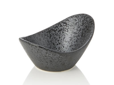 Ceramic Bowl Black 11x8.5x5cm 70ml