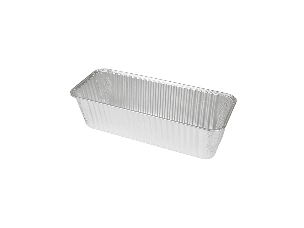 Aluminum tray w/lid 2.2 ltr 11x30.3 cm 80-P