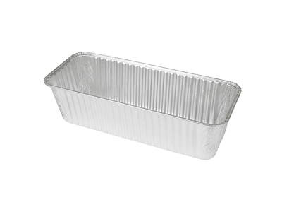 Aluminum tray w/lid 2.2 ltr 11x30.3 cm 80-P