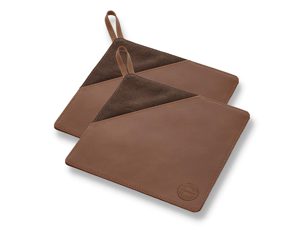 Pot holder Pillivuyt Brown Leather 2 pcs.