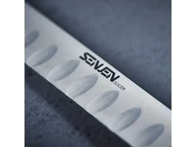 Salmon/Ham Knife, 36 cm, Senjen Slicer, Wooden Handle