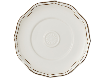 La Scala Patina Saucer white Ø 190 mm