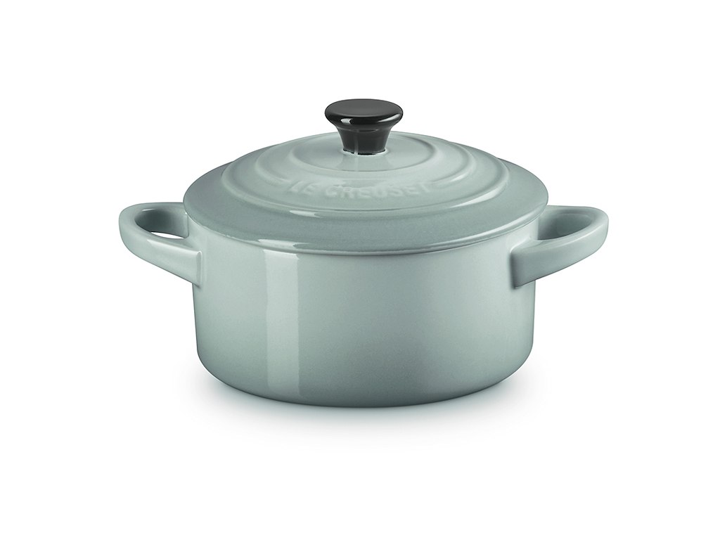 Pot with Stoneware White Ø10cm