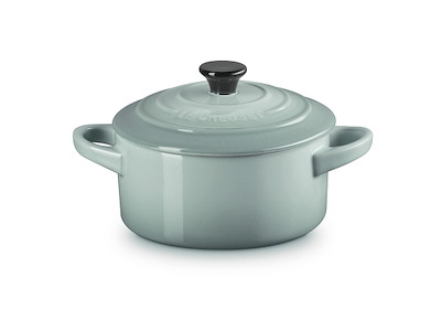 Pot with Stoneware White Ø10cm