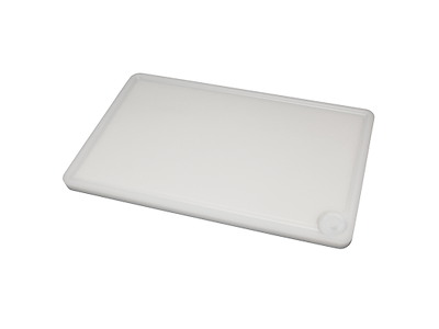 Cutting Board with White 50x30x2mm - Groove/Channel/Well