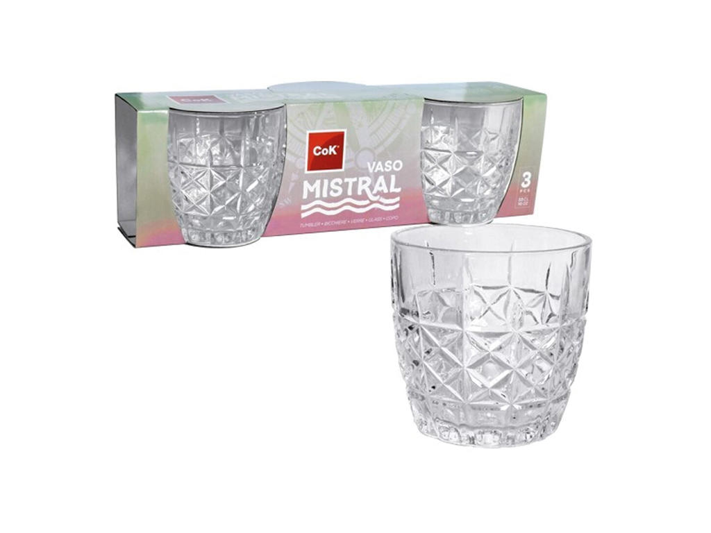 Glass 33 cl 3-pack Mistral