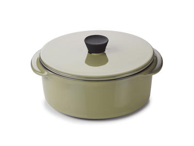 Pot with lid Ø12cm Beige Caractere Culinaire