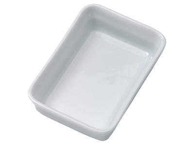 Bowl Rectangular Miniatures 7x5x2 cm White