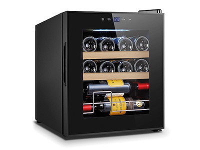 Black Wine Cooler 12 Bottles
