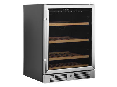 Wine cooler 48 bottles 1 zone 4 shelves