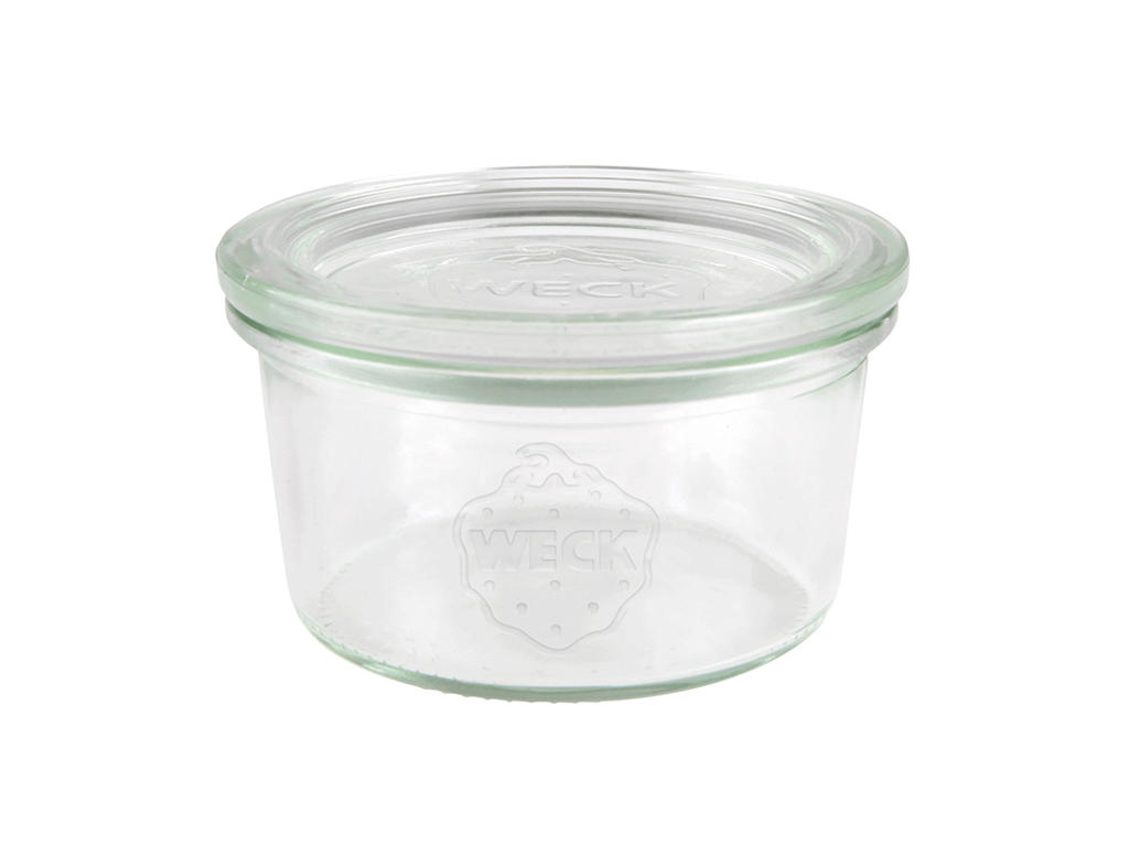 Weck Preserving Jar w. lid low 165 ml