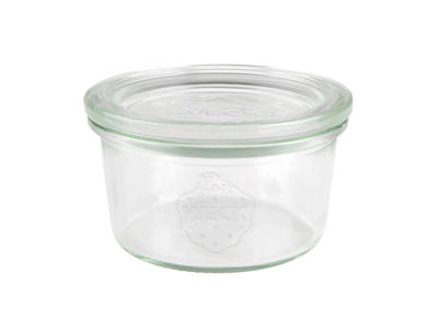 Weck Preserving Jar w. lid low 165 ml