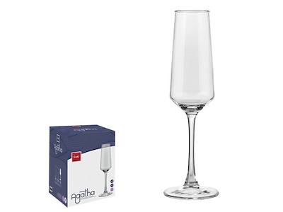 Glass Champagne 25 cl Agatha 6 pcs.