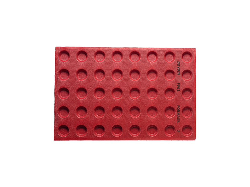 Baking mold Formasil 40 pieces round