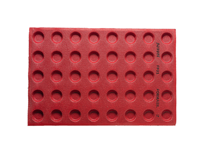 Baking mold Formasil 40 pieces round