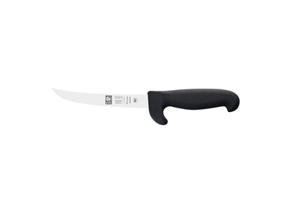 Boning Knife - Stainless Steel - Black - 15cm - With Finger Guard