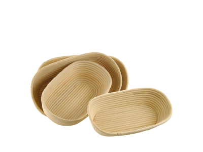 Rising basket oval wood 1500 g 32x18 cm