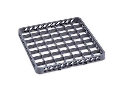 Dishwashing tray risers for glasses 49 compartments