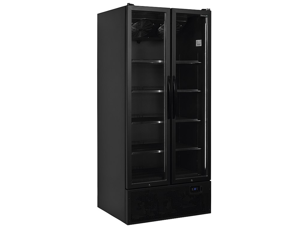 Display refrigerator 2 doors Black 535 ltr