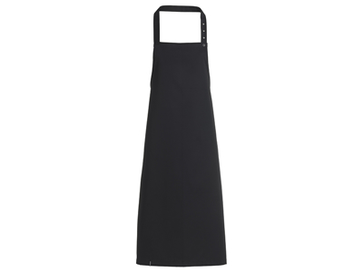 Smock apron without pockets black 70x100