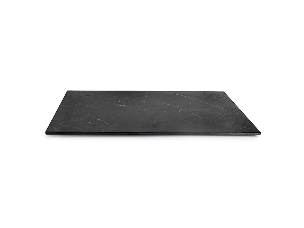Tray Melamine Black Marble 2/4GN