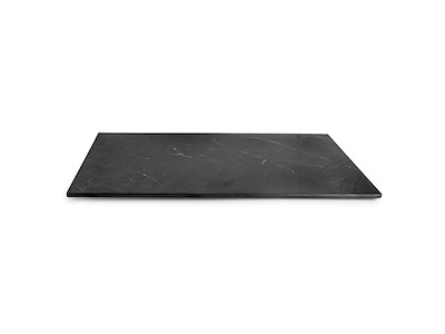 Tray Melamine Black Marble 2/4GN
