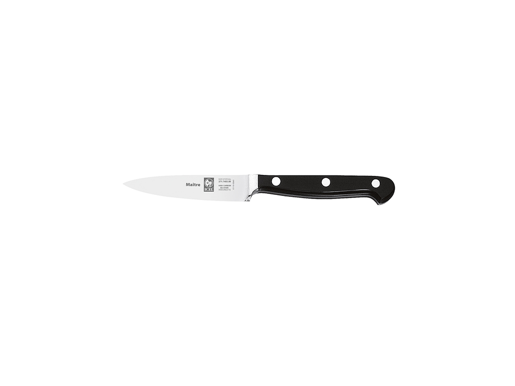 Decorative Knife - Forged Steel - Black - 100mm