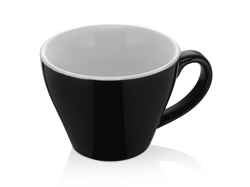 Cup Espresso 180 ml Ø8.5 cm Black/White