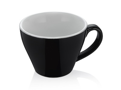 Cup Espresso 180 ml Ø8.5 cm Black/White