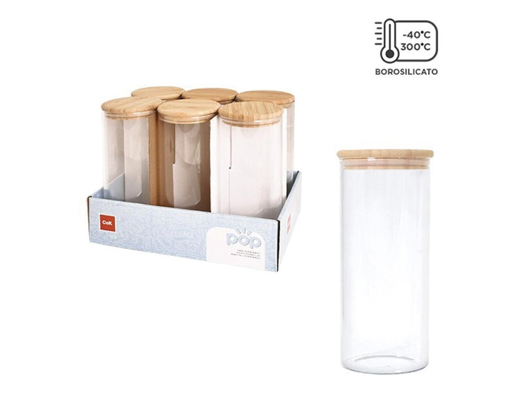 Storage Jar with Bamboo Lid 1.4 L