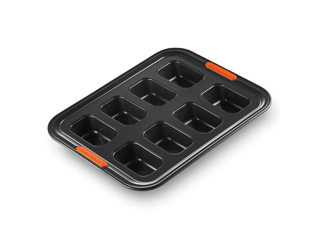 Bread Pan - Carbon Steel - Black - 40x30cm - 8 Holes
