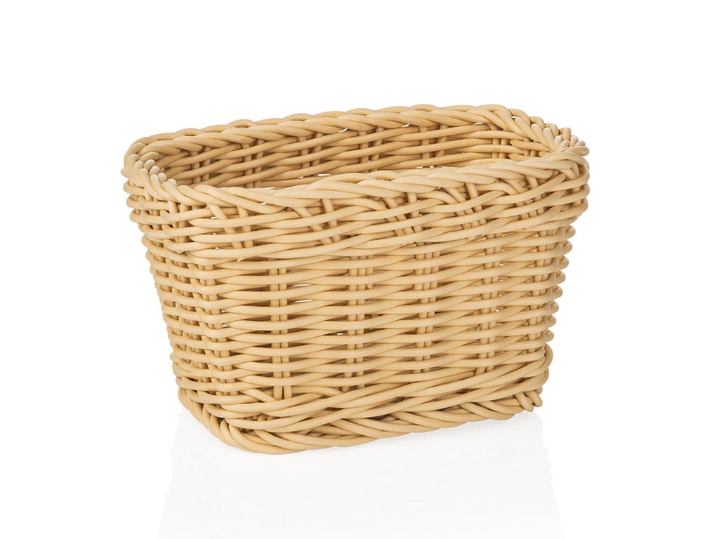 Bread Basket Light Beige 17x11x9 cm Weaver Pro
