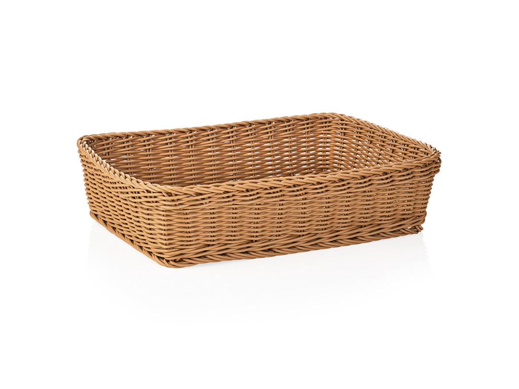 Bread Basket Beige 40x30x10 cm Weaver Pro