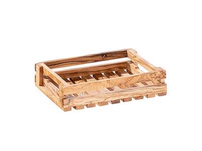 Wood tray 25x18x6cm Olive