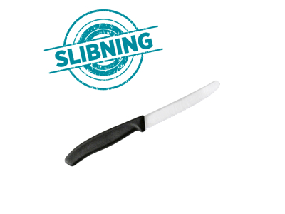 Table knife with grill blade