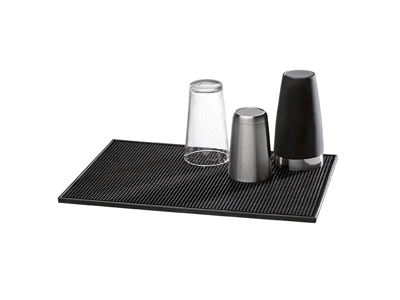 Bar mat Black 30 x 15 cm
